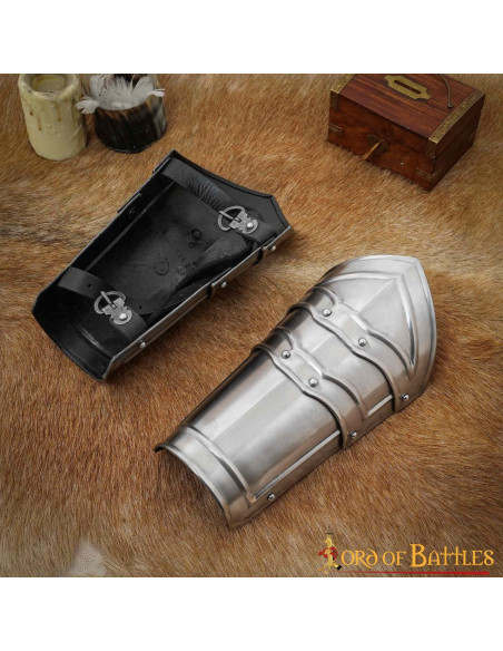 Pulseiras medievais de aço LARP Fantasy