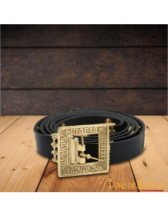 Cinto de couro medieval da Pomerânia Eric