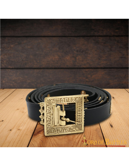 Cinto de couro medieval da Pomerânia...