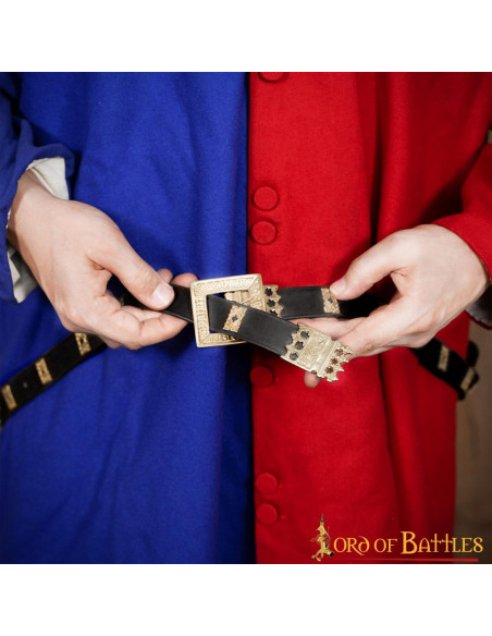 Cinto de couro medieval da Pomerânia...