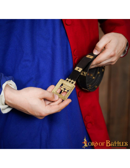 Cinto de couro medieval da Pomerânia...