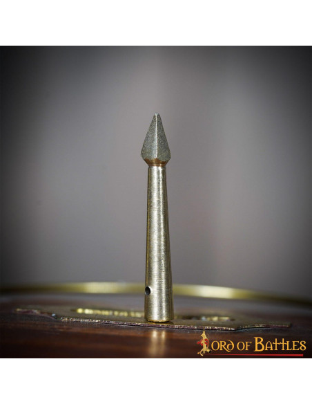 Conjunto de 10 presilhas de latão...