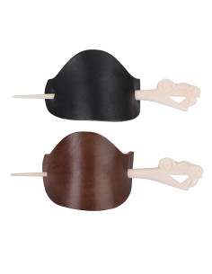 Presilha Viking com pino de osso - Preto 2