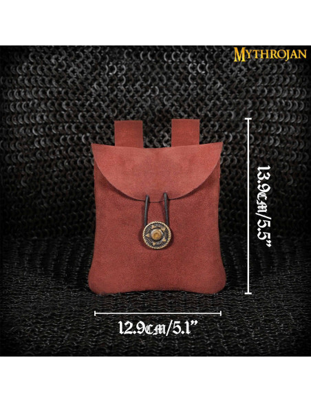 Bolsa medieval, tipo pochete, em...