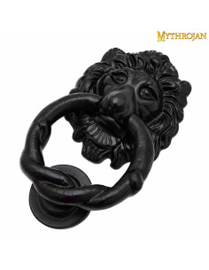 Aldrava Leon em ferro forjado (15,2x8,8 cm.) 2