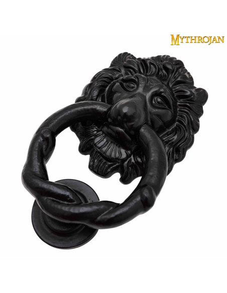 Aldrava Leon em ferro forjado...