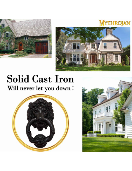 Aldrava Leon em ferro forjado...