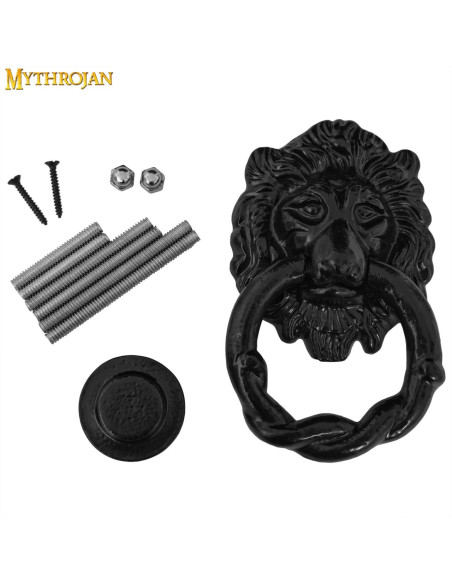 Aldrava Leon em ferro forjado...