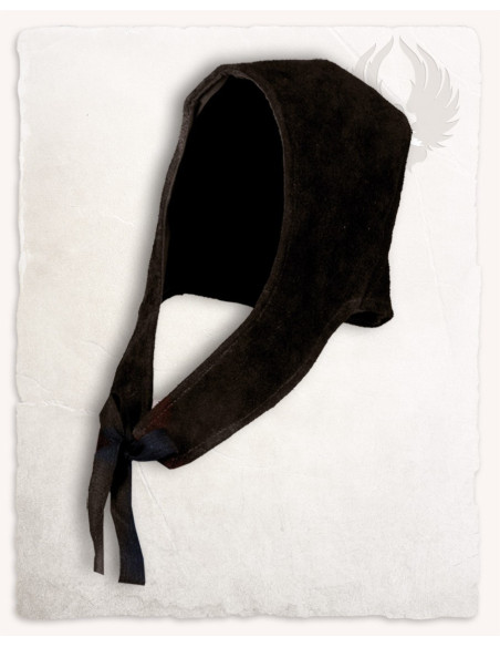 Crespina Medieval Hagen em camurça preta