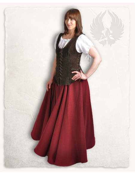 Corpete de couro medieval modelo...