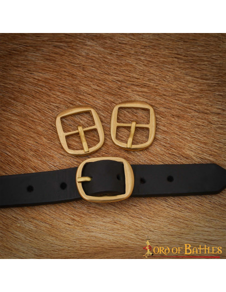 Conjunto de 3 fivelas de latão para...