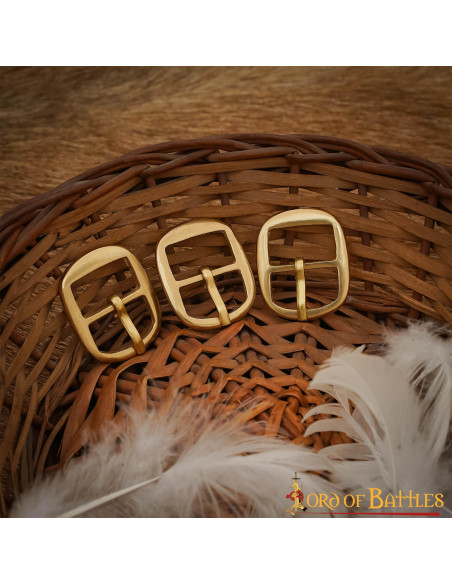 Conjunto de 3 fivelas de latão para...