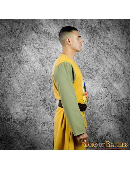 Tabarda medieval de dois tons de...