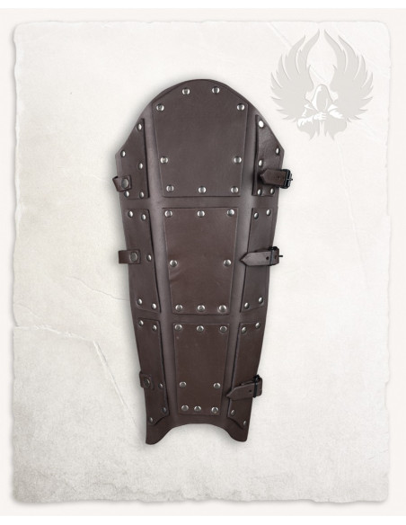 Grevas de couro marrom modelos Quintus