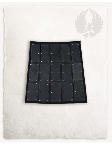 Caixas laterais em couro preto,...