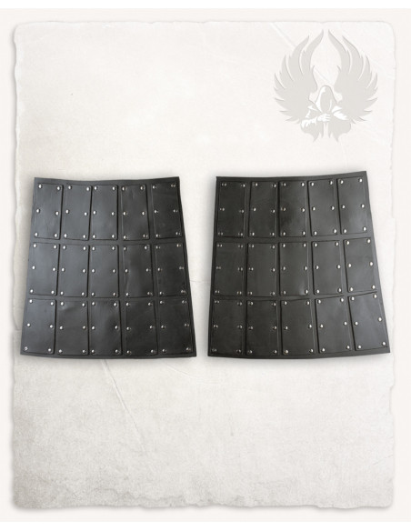 Slingbacks laterais em camurça preta,...