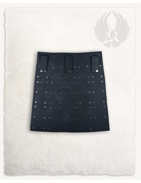 Slingbacks laterais em camurça preta,...