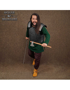 Armadura lamelar Viking Birka em aço 2