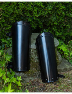 Torresmos medievais de Balthasar, aço enegrecido