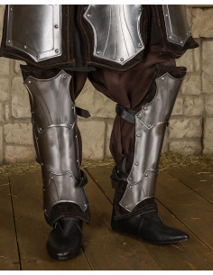 Grevas Fafnir acolchoadas medievais, acabamento polido