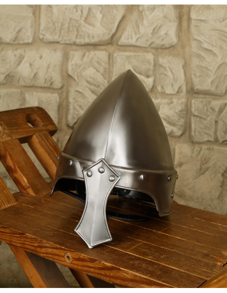 Capacete normando com nariz modelo...