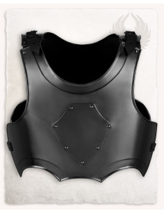 Torso de fantasia morto-vivo, acabamento enegrecido