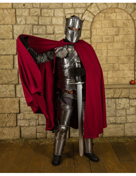 Capacete Rei Medieval com Coroa...