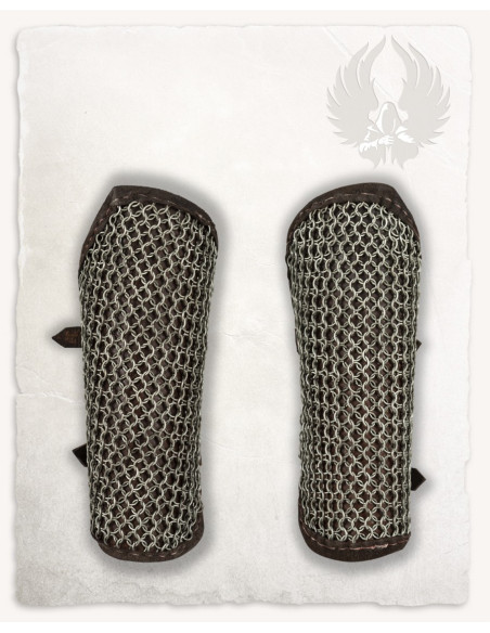 Pulseiras de cota de malha em aço,...