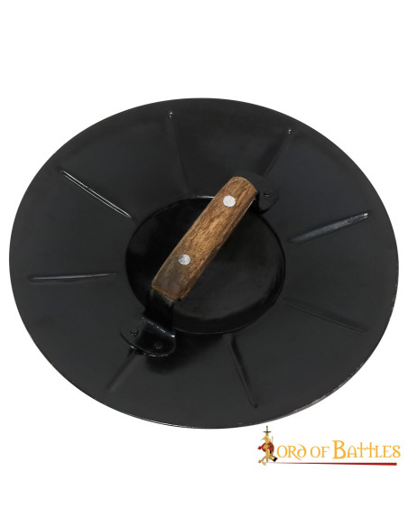 Broquel de aço medieval funcional...