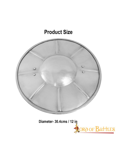 Broquel de aço medieval funcional...