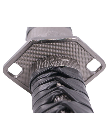 Katana com bainha de madeira preta...