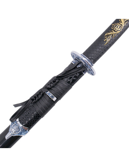 Katana tsuba decorativa Guerra Samurai