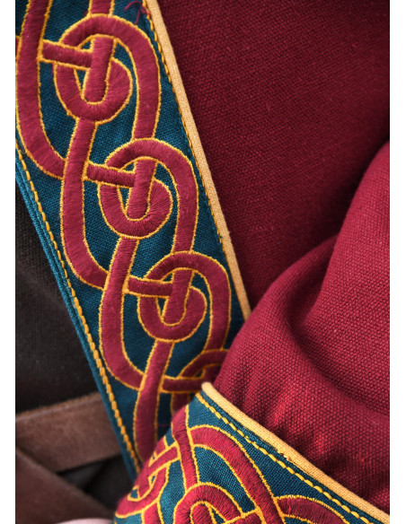 Casaco Viking Bordado Ella em...