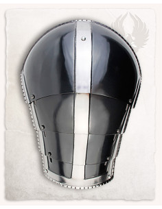 Ombreiras medievais em aço enegrecido modelo Kaspar 2