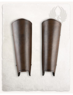 Grevas romanas lisas modelo Octavius, castanho