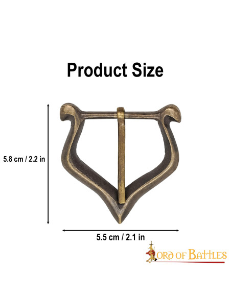 Conjunto de 3 fivelas medievais...