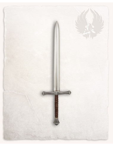 Espada medieval longa LARP modelo Severiano, acabamento em aço