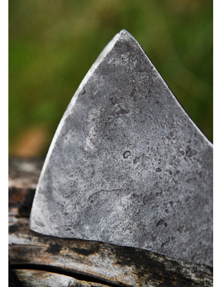 Machado Viking de aço forjado à mão,...