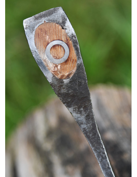 Machado Viking de aço forjado à mão,...