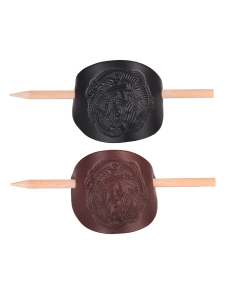 Grampo de cabelo Viking com pino de...