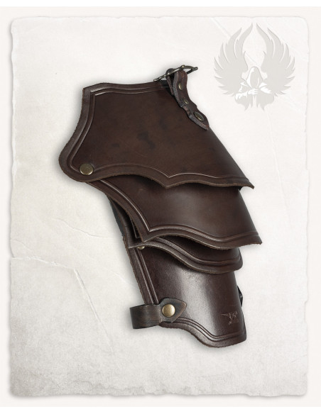 Ombreiras de couro marrom modelo...