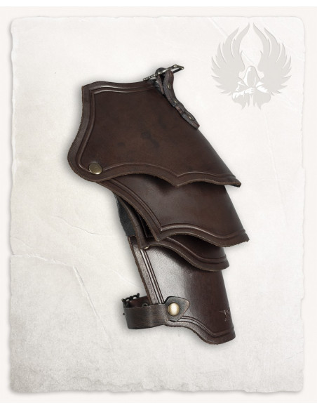 Ombreiras de couro marrom modelo...