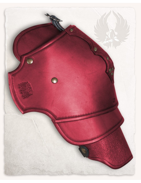 Ombreiras de couro vermelho modelo...