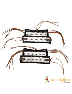 Ombreiras de armadura lamelar Viking (30 x 15 cm.) 2