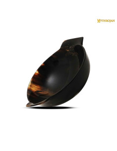 Tigela pequena de chifre de touro polido 2