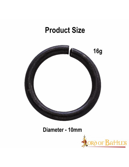 Bolsa com anel de cota de malha em...