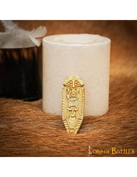 Decoração celta em folha de latão (6...