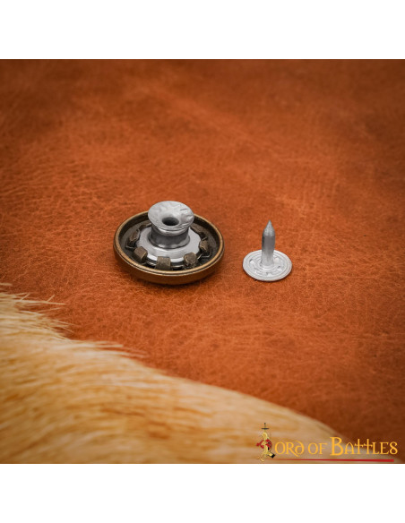 Folha decorativa de latão antigo,...