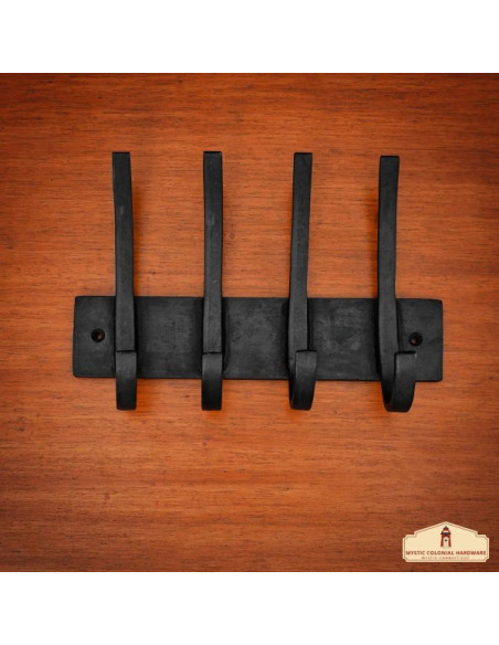 Cabide de parede rústico em ferro...