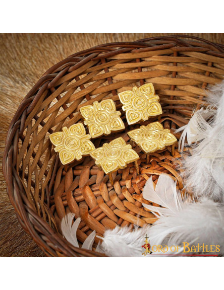 Pacote de 5 enfeites de cinto Viking...